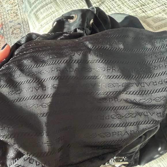 Prada women’s Black Nylon Backpack - Picture 5 of 10